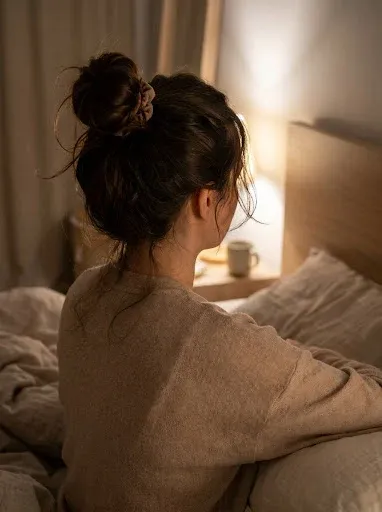 Lockerer Top Bun - Frisuren zum Schlafen